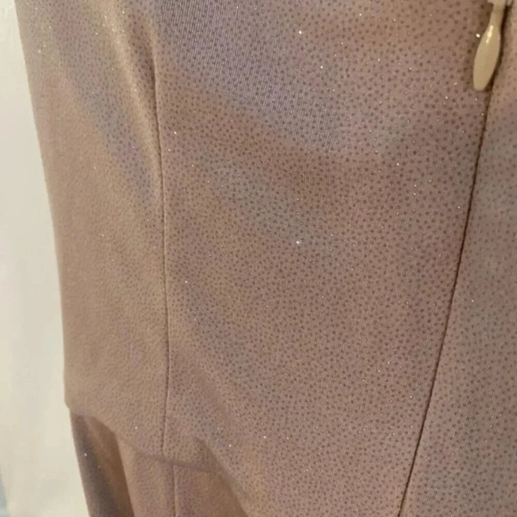 Eliza J Twist Front Boat Neck Jumpsuit Taupe Glittery 4 - Picture 11 of 16